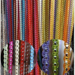 Door String Curtain Wall Panel Fringe Window Decorative Tassel 2PCS